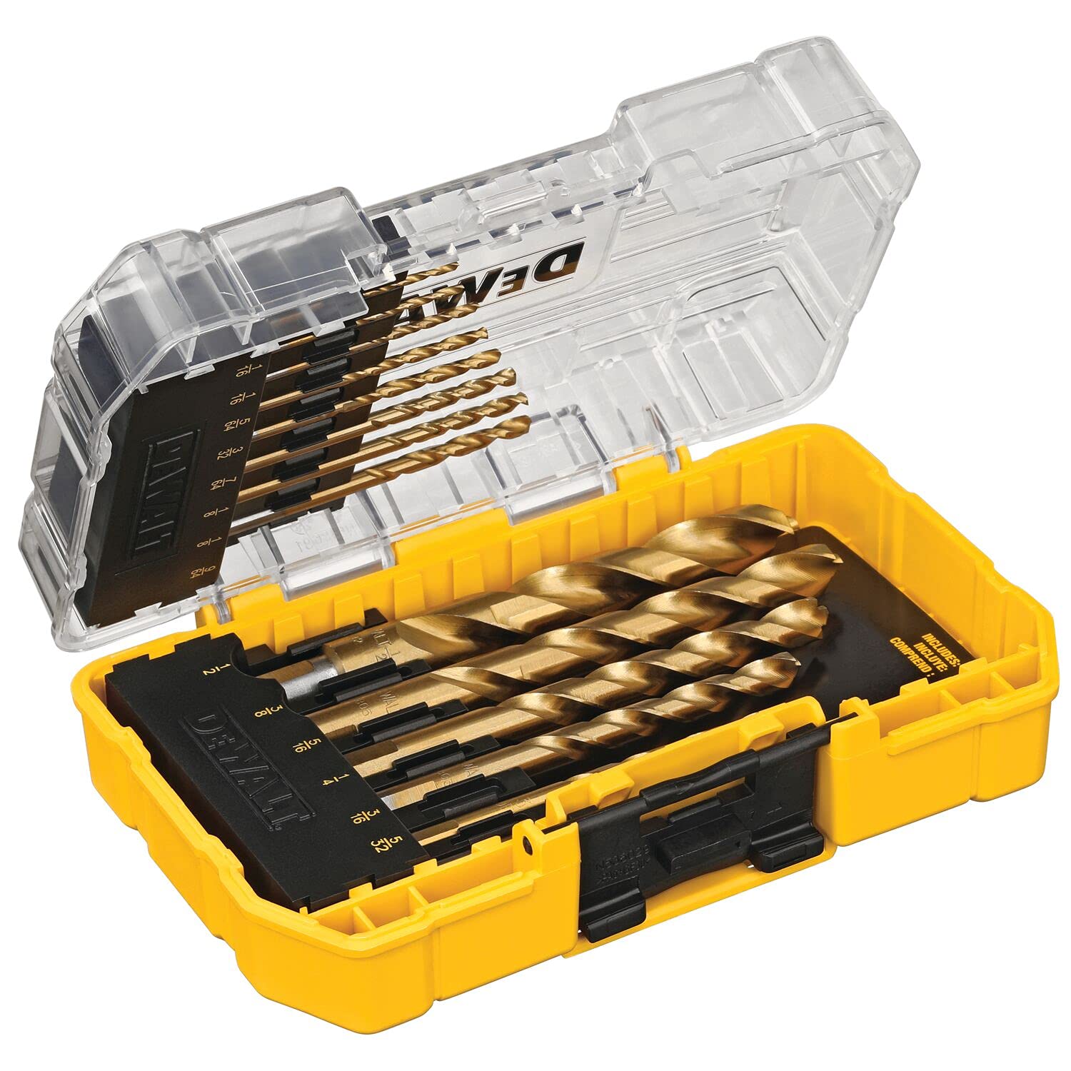 Foto 4 pulgar | Juego De Brocas Dewalt Dw1354 Recubiertas De Nitruro De Titanio, 14 Piezas - Venta Internacional.