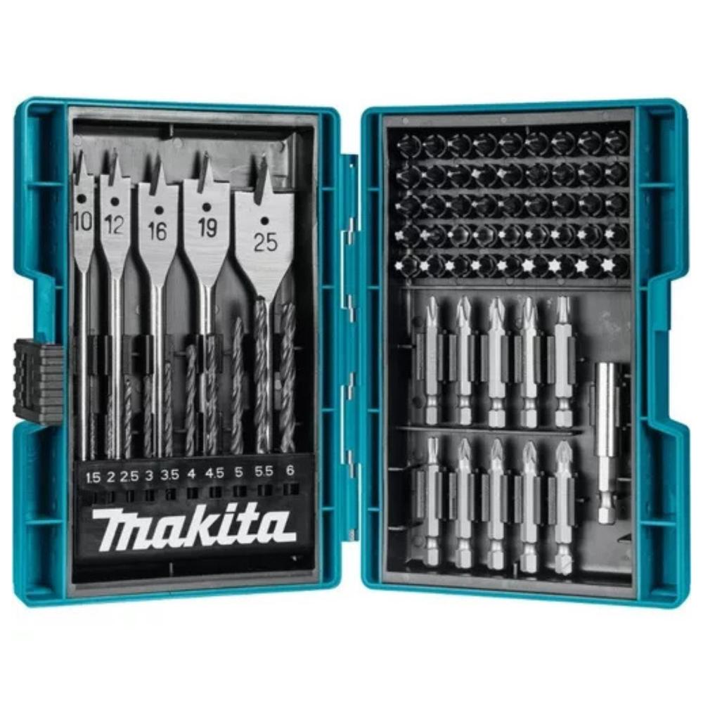 Juego Makita De 71 Piezas Multipropósito Brocas Hss Puntas