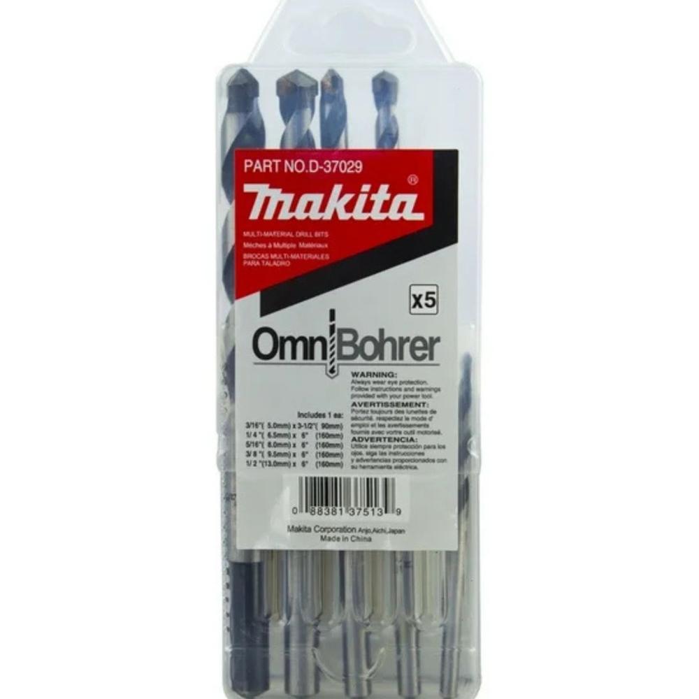 Foto 4 pulgar | Juego Brocas Makita D-37029 5 Piezas