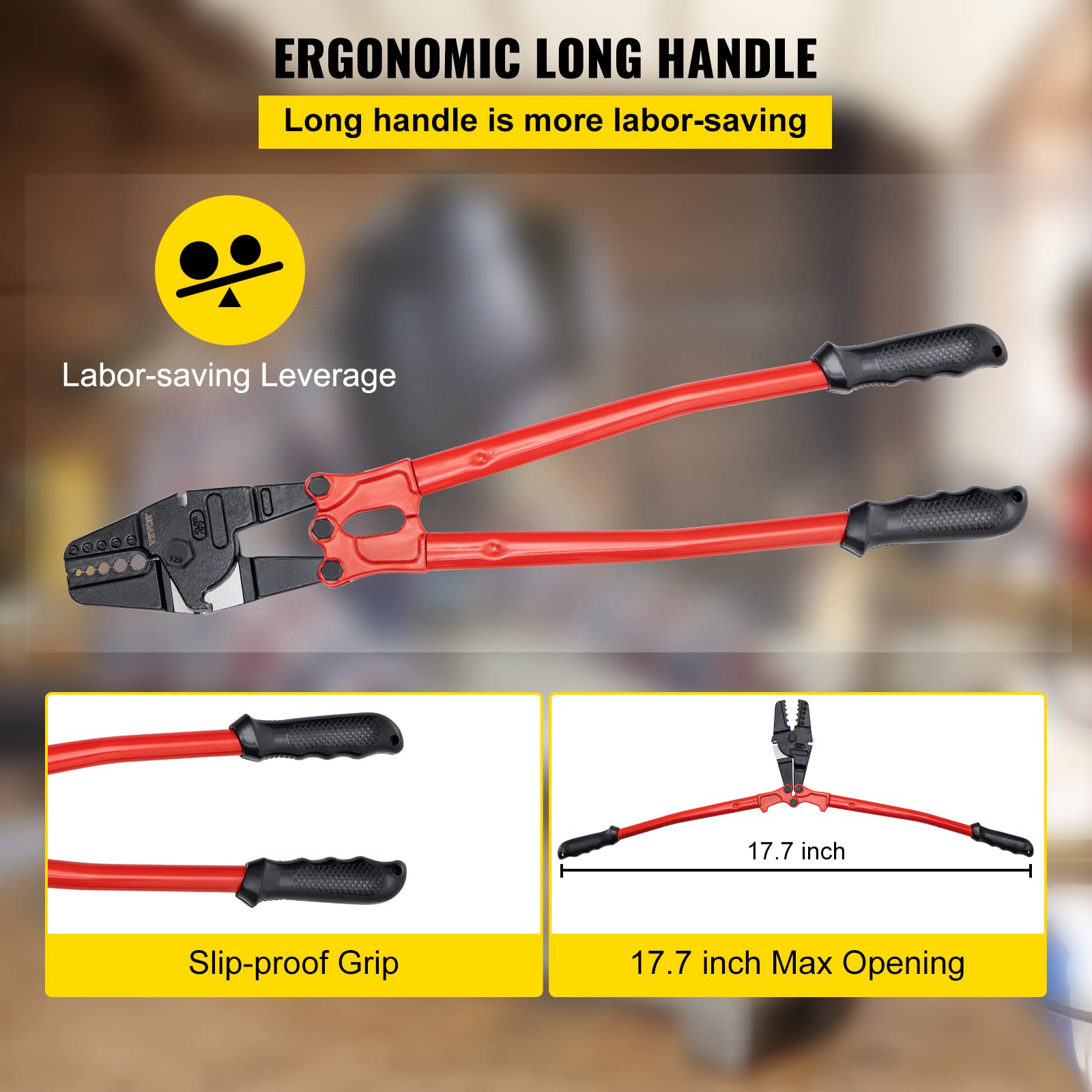 Foto 6 pulgar | Engarzadora Manual Vevor, 60 Cm, 5 Cavidades - Venta Internacional.