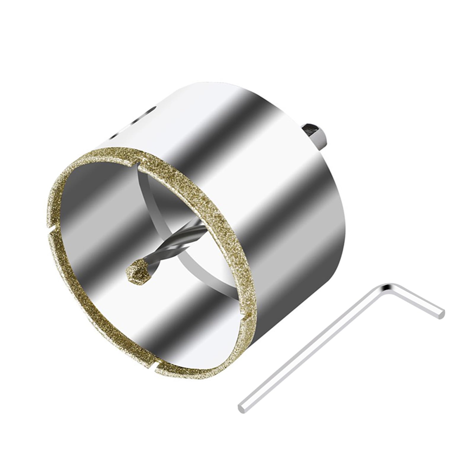 Foto 2 pulgar | Sierra Perforadora De Diamante Asnomy De 83 Mm Con Broca Piloto Para Vidrio - Venta Internacional.