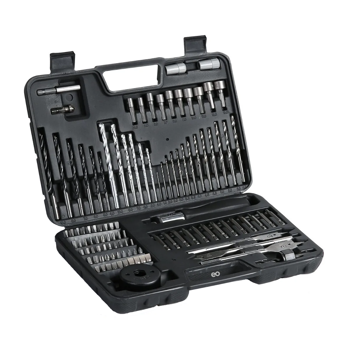 Foto 2 pulgar | Juego De Brocas Multiuso Con Caja De Herramientas 111 Pzs Eo Safe Imports Esi-2805-1negro