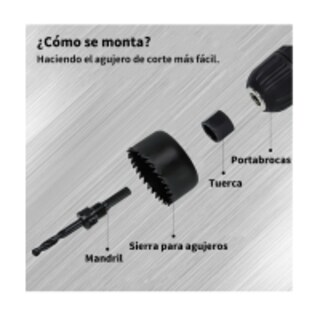 Foto 3 | Juego De Brocas Multiuso Con Caja De Herramientas 111 Pzs Eo Safe Imports Esi-2805-1negro