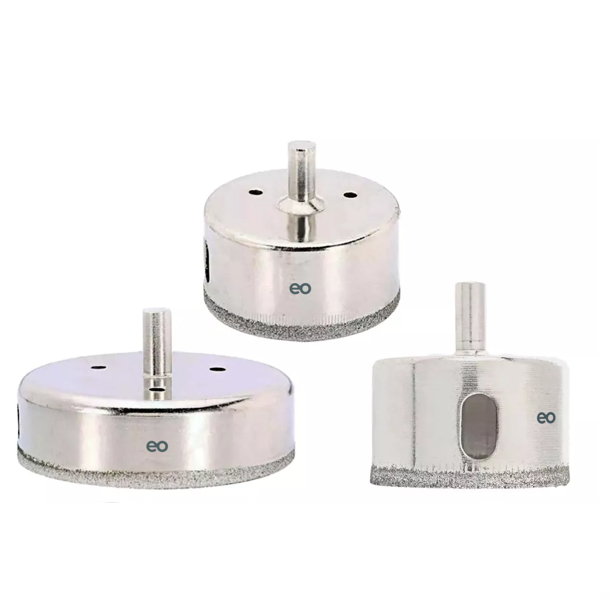 Foto 1 | 3 Pzas Brocas Para Taladros Cerámica Mármol Y Vidrio Tamaño Grande Eo Safe Imports Esi-12080-1 Plata