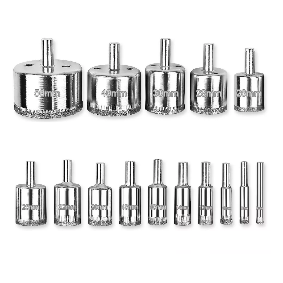 Foto 3 pulgar | Set 16 Piezas Brocas De Diamante Con Guía Para Cerámica Eo Safe Imports Esi-7697-1 Multicolor