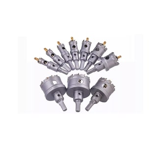 Foto 1 | Set De Brocas 16-53mm Metal Acero Inoxi Hierro Carburo Tungsteno 10 Pzas Eo Safe Imports Esi-8400-1 Plata
