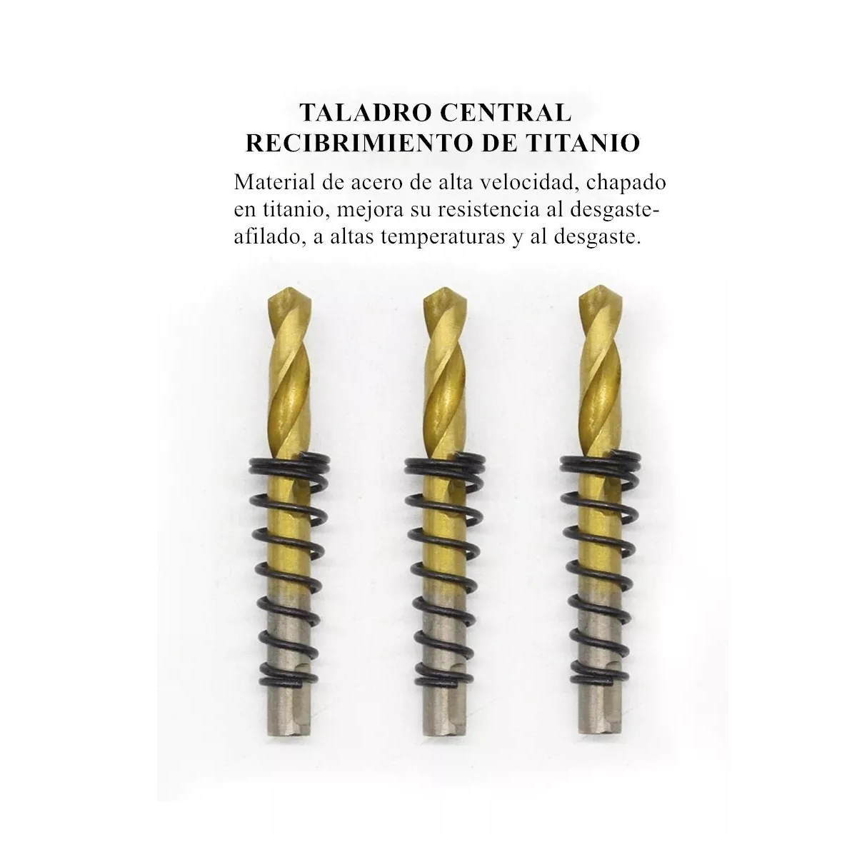 Foto 4 pulgar | Set De Brocas 16-53mm Metal Acero Inoxi Hierro Carburo Tungsteno 10 Pzas Eo Safe Imports Esi-8400-1 Plata