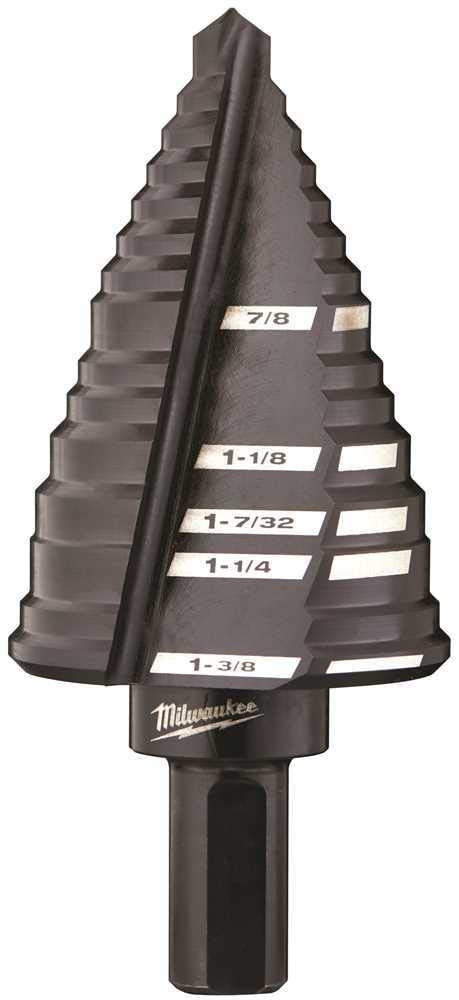 Foto 4 pulgar | Broca Escalonada Milwaukee 48-89-9212 #12 22,2 - 34,9 Mm - Venta Internacional.