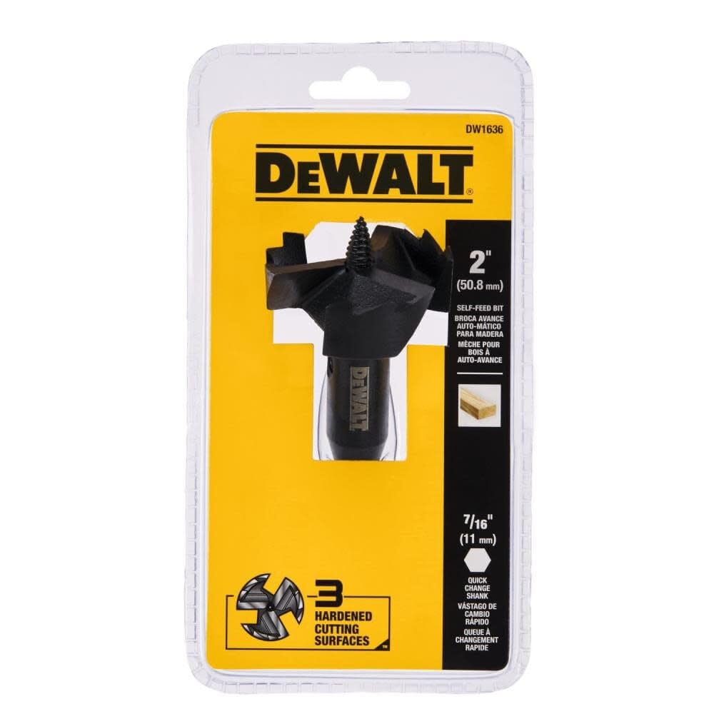 Foto 6 pulgar | Broca Dewalt Self Feed Dw1636 5,08 Cm - Venta Internacional.