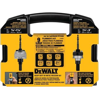 Foto 2 | Kit De Sierras Perforadoras Dewalt Bi-metal Para Madera, Metal Y Plástico - Venta Internacional.