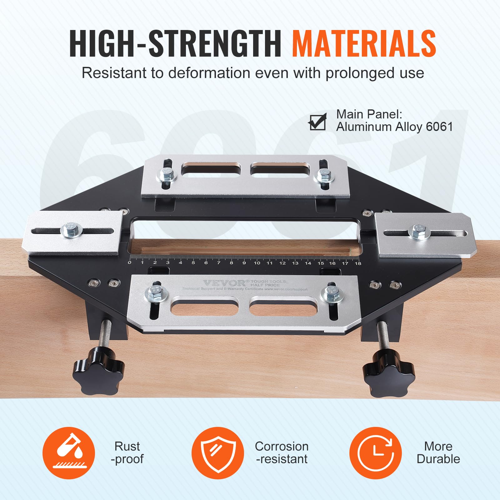 Foto 4 pulgar | Abridor De Agujeros Para Carpintería De Aleación De Aluminio Jig Jig Vevor - Venta Internacional.
