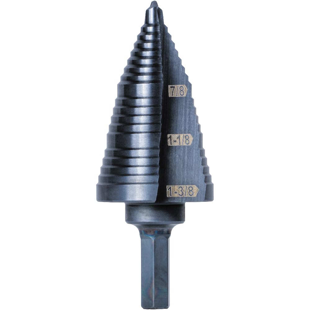 Broca Escalonada Klein Tools Ktsb15 #15 Con Doble Acanalado, 22-35 Mm - Venta Internacional.