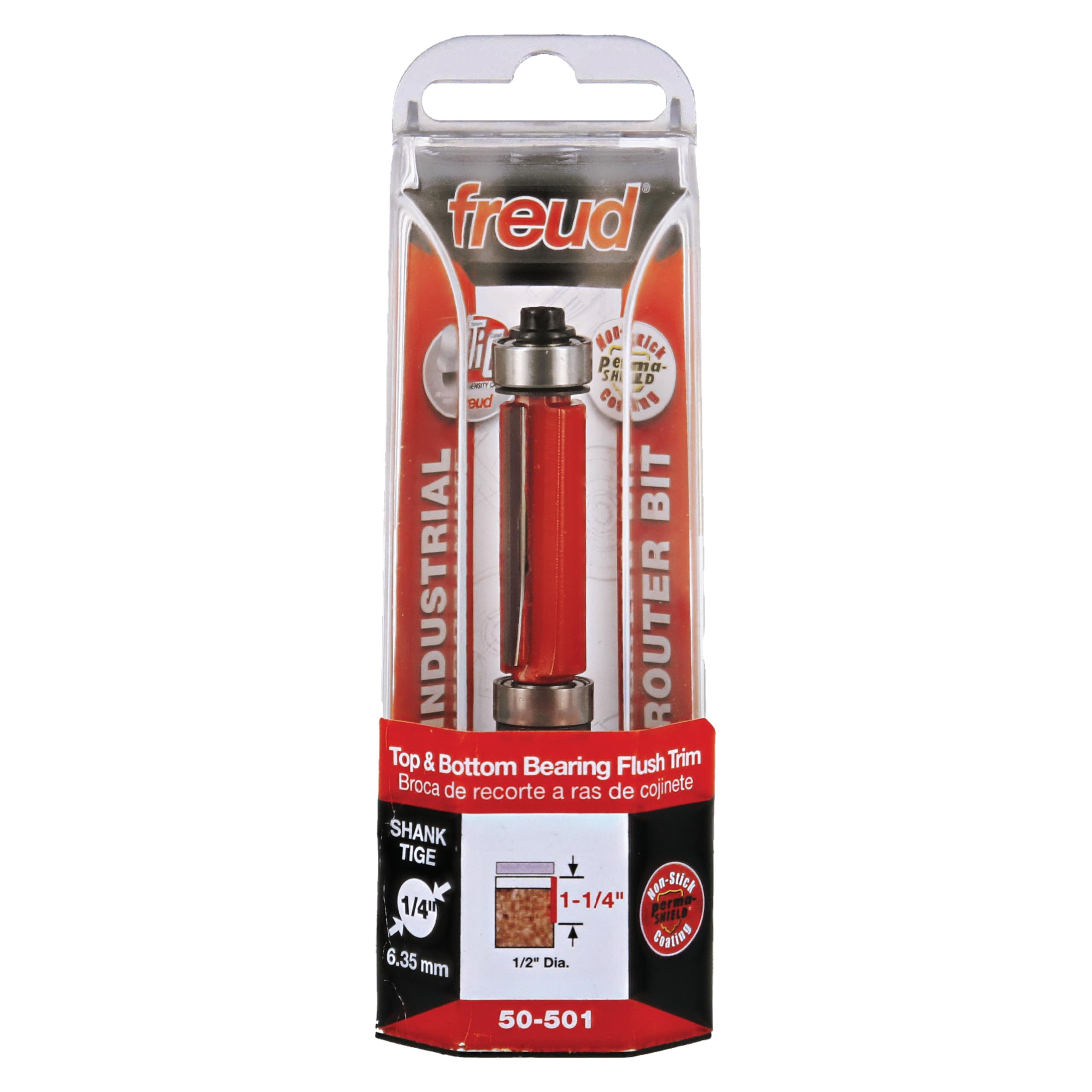 Foto 4 pulgar | Broca Empotrada Freud Con Cojinetes Superiores E Inferiores, Ideal Para Trabajos De Patrón, Enrutami - Venta Interna
