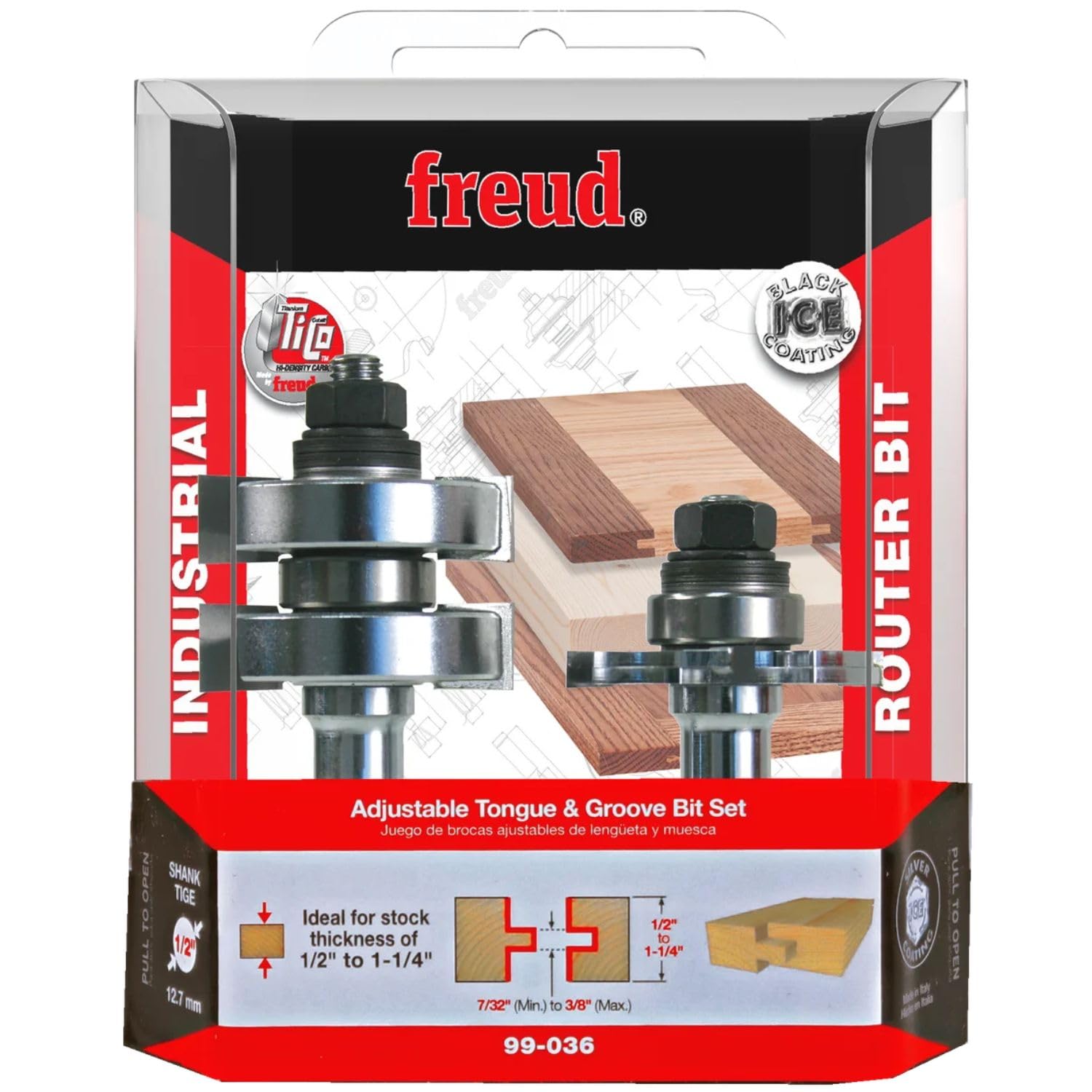 Foto 3 pulgar | Juego de Brocas Freud con Lengüeta y Ranura Ajustables 99-036- Venta Internacional