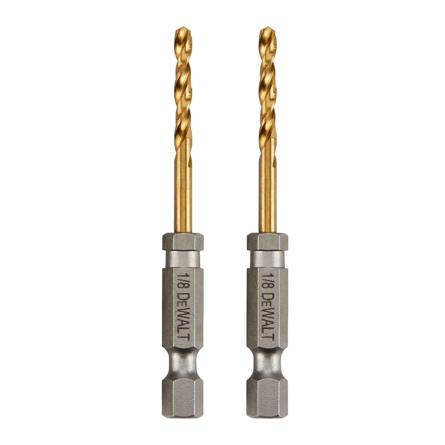Foto 2 pulgar | Juego De Brocas Dewalt Dd5108t Con Revestimiento De Nitruro De Titanio 1/8, 2 Unidades - Venta Internacional.