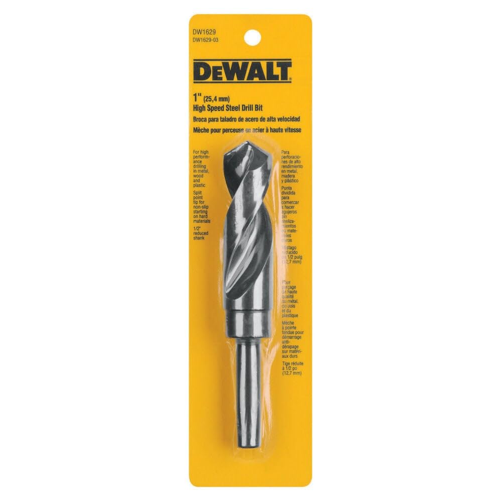 Foto 2 pulgar | Broca Helicoidal Dewalt Dw1629 De 25 Mm Y 12,7 Mm De Vástago Reducido - Venta Internacional.