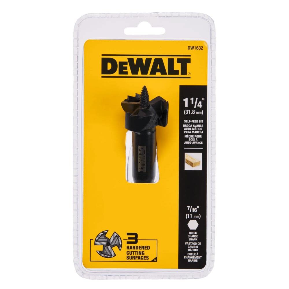 Foto 5 pulgar | Broca Dewalt Self Feed Dw1632 1-1/4 - Venta Internacional.