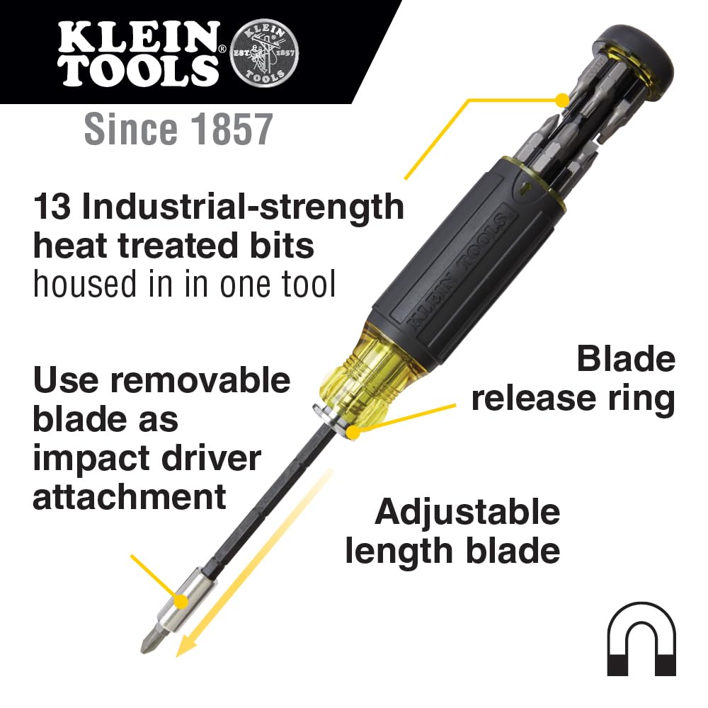 Foto 8 pulgar | Juego De Destornilladores Multibrocas Klein Tools 32303 14 En 1 - Venta Internacional.