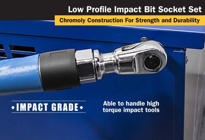 Foto 5 | Set De Brocas Hexagonales De Impacto De Bajo Perfil Titan 16141, 9 Piezas - Venta Internacional.