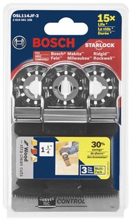 Foto 7 | Cuchillas Oscilantes Multiherramientas Bosch Osl114jf-3, Paquete De 3 - Venta Internacional.