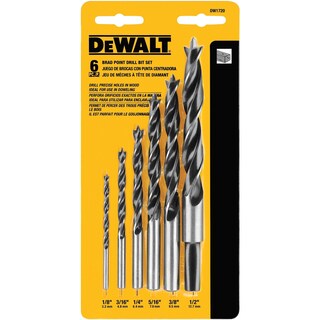 Foto 5 | Juego De Brocas Dewalt Brad Point De 6 Piezas (dw1720), Color Negro - Venta Internacional.