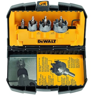 Foto 1 | Juego De Sierras Perforadoras Dewalt Dwacm1802 De Carburo Cortado En Metal, 3 Piezas - Venta Internacional.