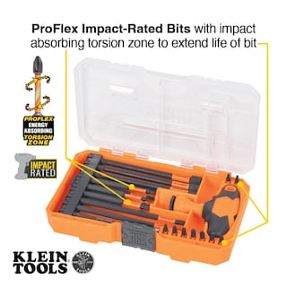 Foto 3 | Juego De Herramientas Klein Tools 33804 Proflex Con Clasificación De Impactos, 23 Piezas - Venta Internacional.