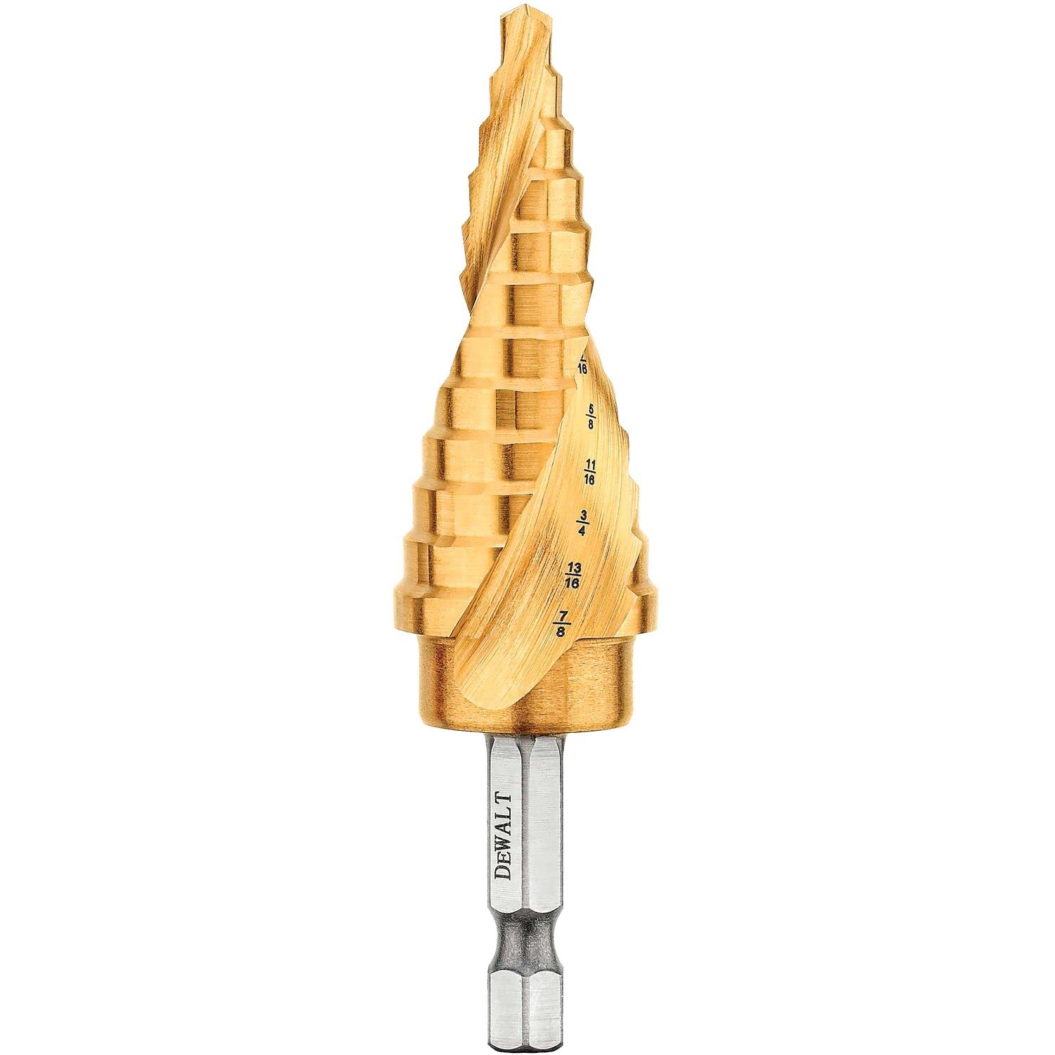 Foto 2 pulgar | Broca Escalonada Dewalt Impact Ready Dwa1786ir, 3/16-7/8 Pulgadas - Venta Internacional.