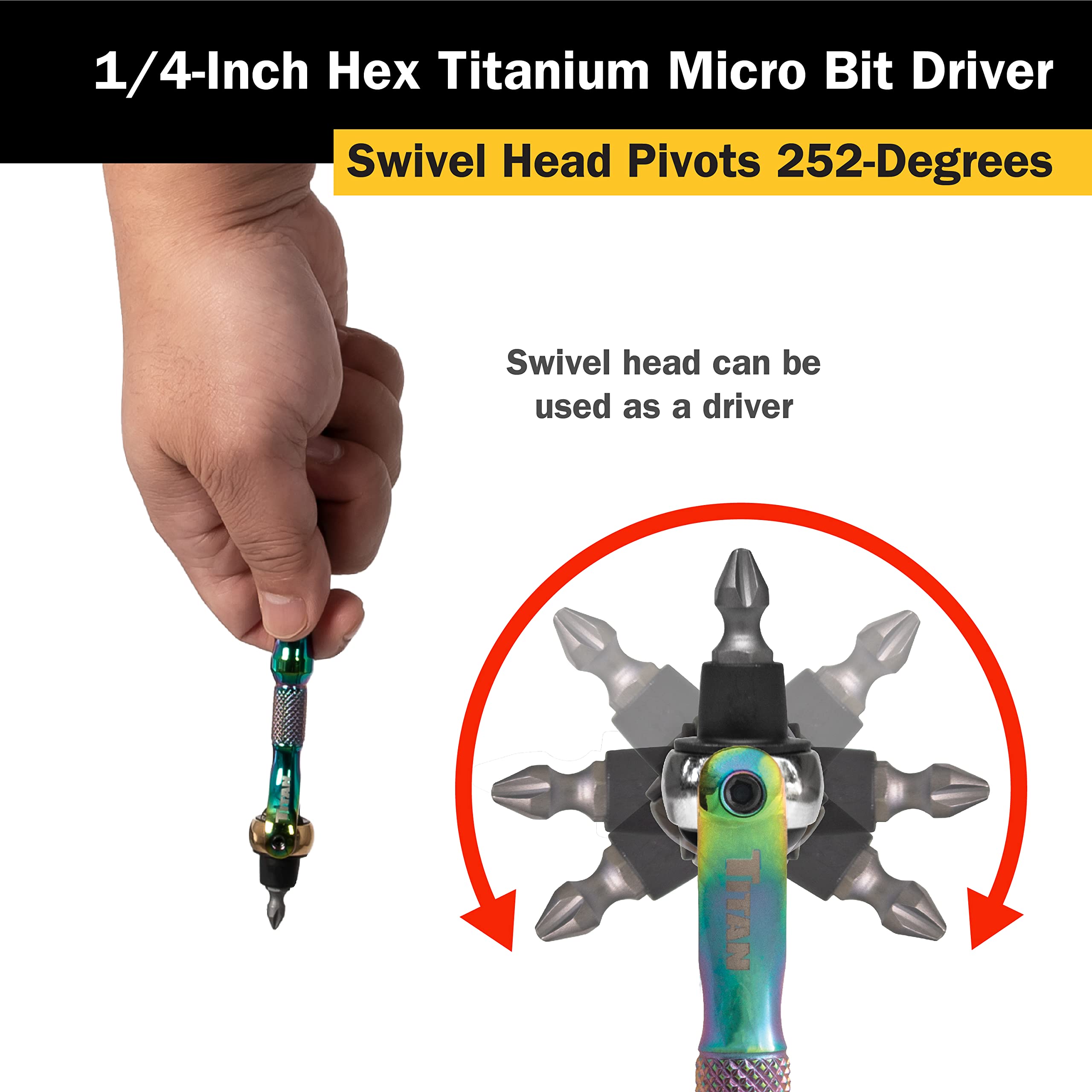 Foto 7 | Controlador Micro Bit Titan 11327, Unidad De 1/4 Pulgadas Y 90 Dientes - Venta Internacional.
