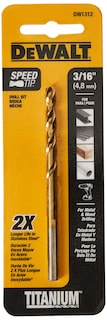 Foto 1 | Broca Dewalt Dw1312 Con Revestimiento De Nitruro De Titanio 3/16 - Venta Internacional.