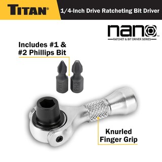 Foto 2 | Broca De Trinquete Titan 11331, Disco De 1/4 Pulgadas, 90 Dientes - Venta Internacional.