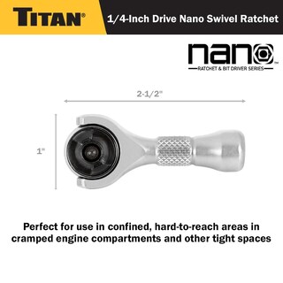 Foto 4 | Broca De Trinquete Titan 11331, Disco De 1/4 Pulgadas, 90 Dientes - Venta Internacional.