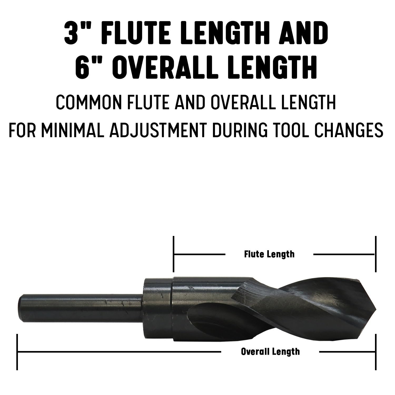Foto 6 pulgar | Broca Drill America Dwdrsd33/64 Hss Con Vástago De 13 Mm, 1/2 Pulgada - Venta Internacional.