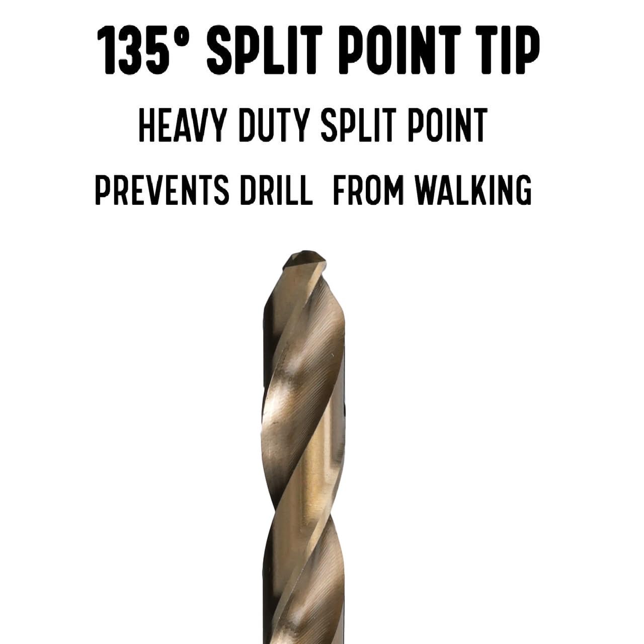 Foto 4 pulgar | Broca Drill America D/aco25p12 #25 Cobalt Heavy Duty - Venta Internacional.