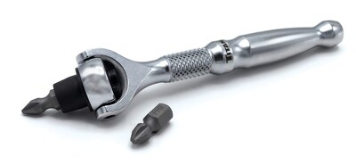 Foto 1 | Cabezal Giratorio Bit Driver Titan 11318 De 1/4 Pulgadas X 4 Pulgadas Con 90 Dientes - Venta Internacional.