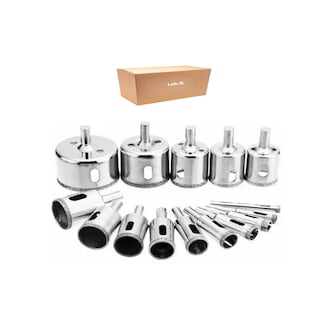 Foto 1 | Brocas Diamantada Corte Azulejo Cristal Mármol Piedra 10pcs Lab.g Plata