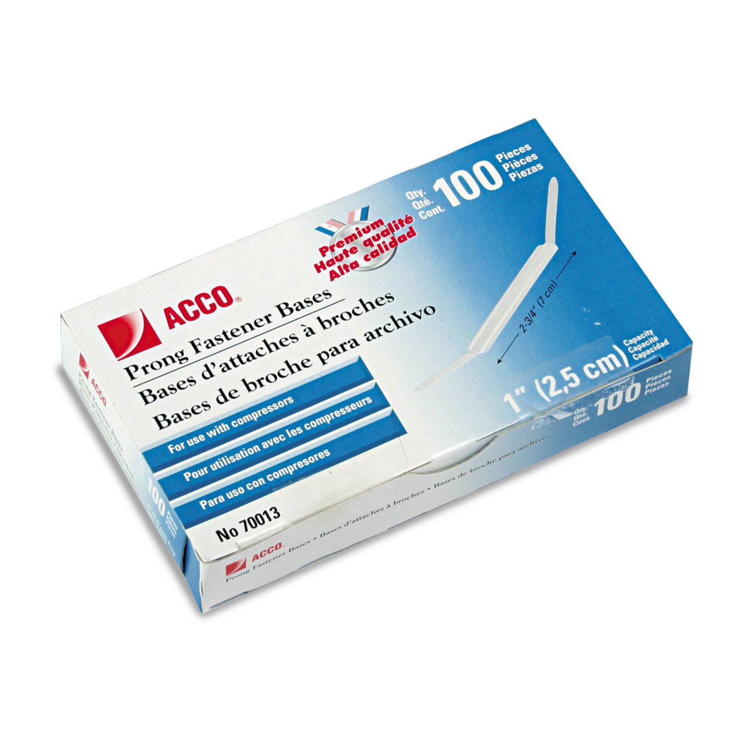 Bases Con Puntas Para Perforadora Estándar De 2 Orificios Acco Premium De 1 Pulgada - Venta Internacional.