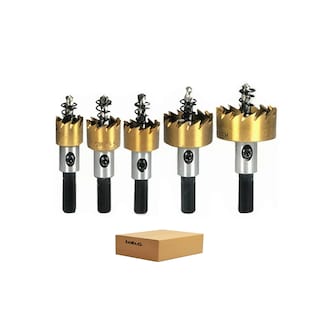 Foto 1 | Brocas Taladro Sierra Hss Acero 16 18,5 20 25 30mm 5pc Lab.g Dorado