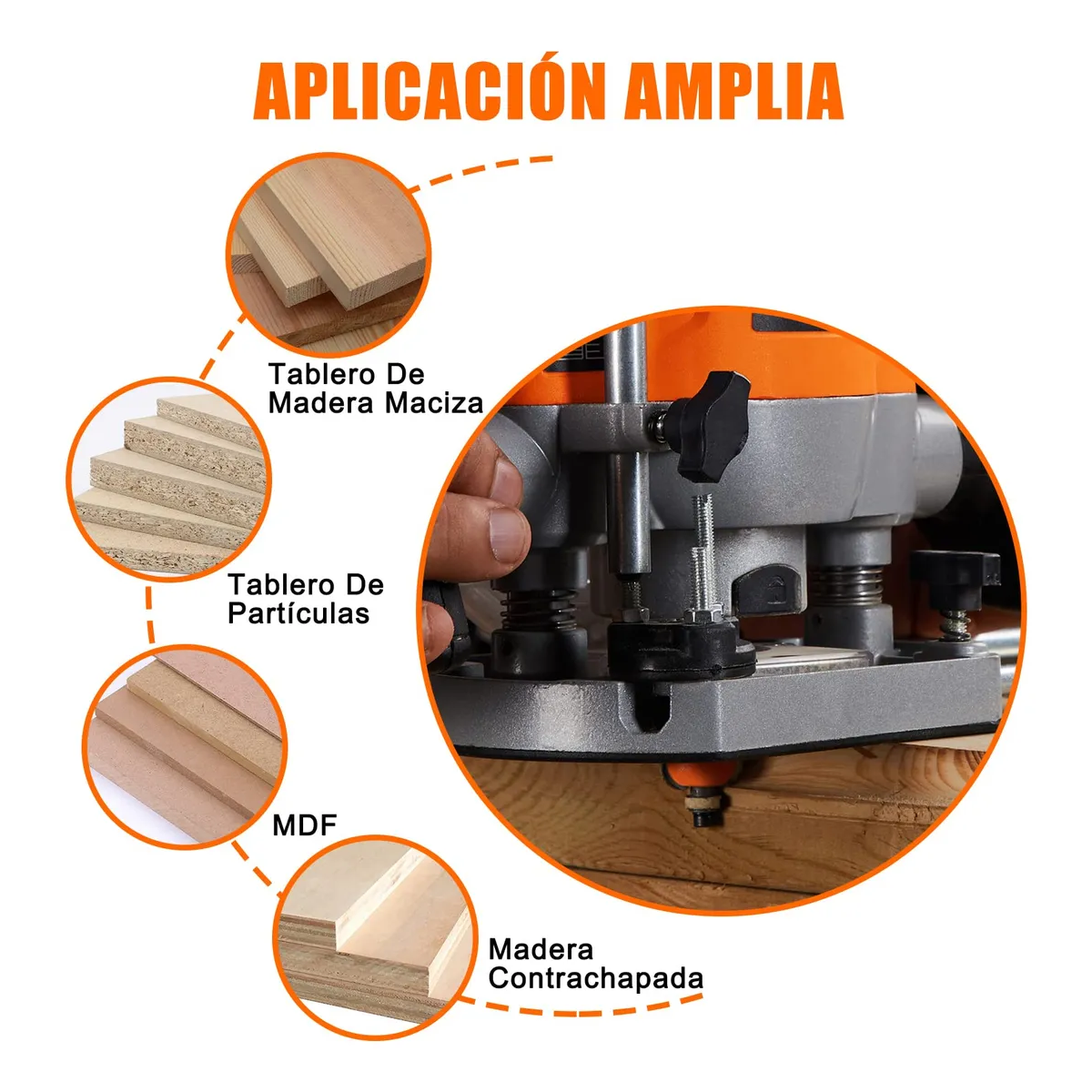 Foto 5 pulgar | Juego Brocas Router Taladro Teeno 1/4 15 Pz Herramienta Lab.g Multicolor