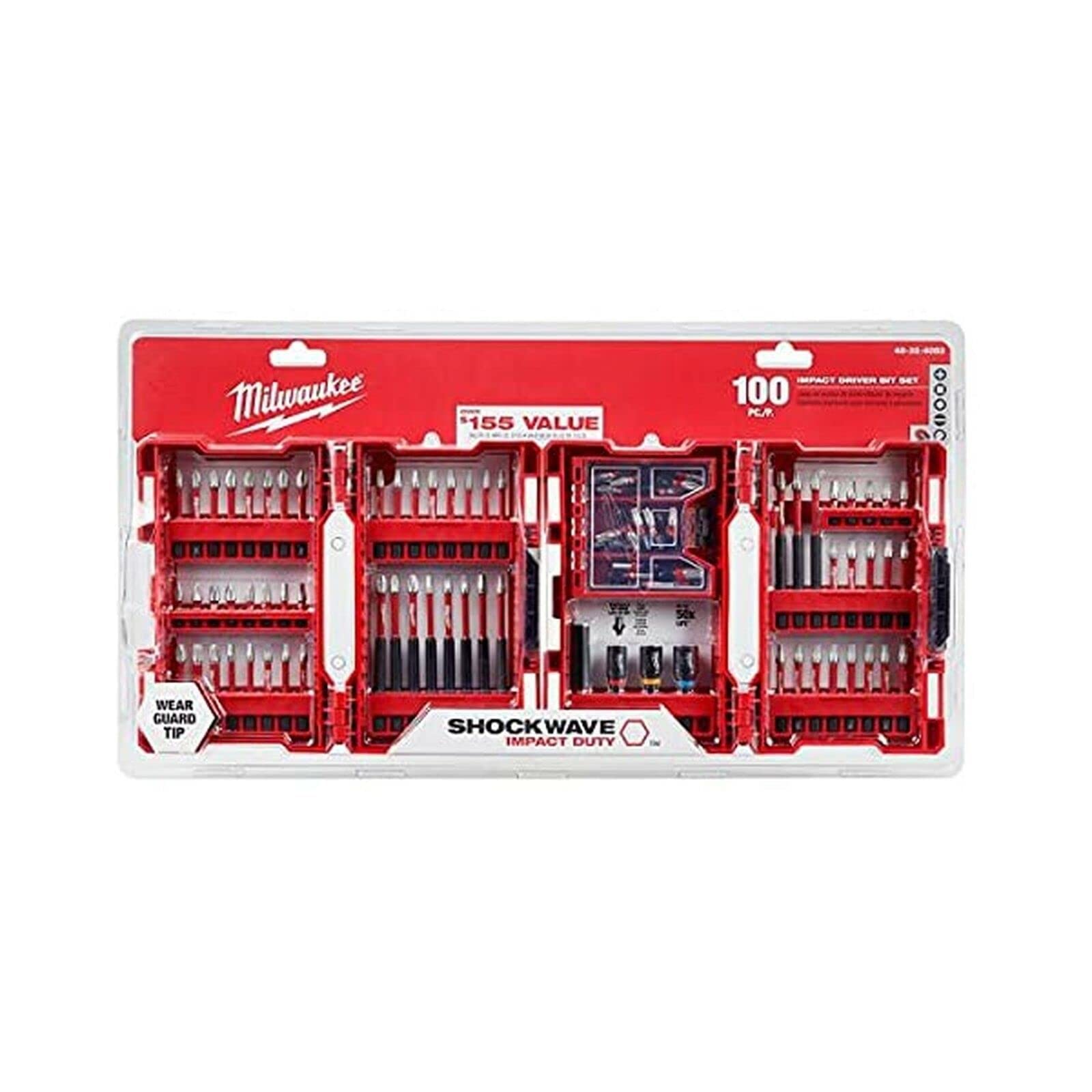 Juego De Brocas Y Destornilladores Milwaukee Shockwave, 100 Unidades - Venta Internacional.