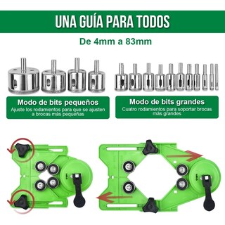 Foto 4 | Brocas De Diamante Con Guía Para Cerámica 16 Piezas Lab.g Multicolor