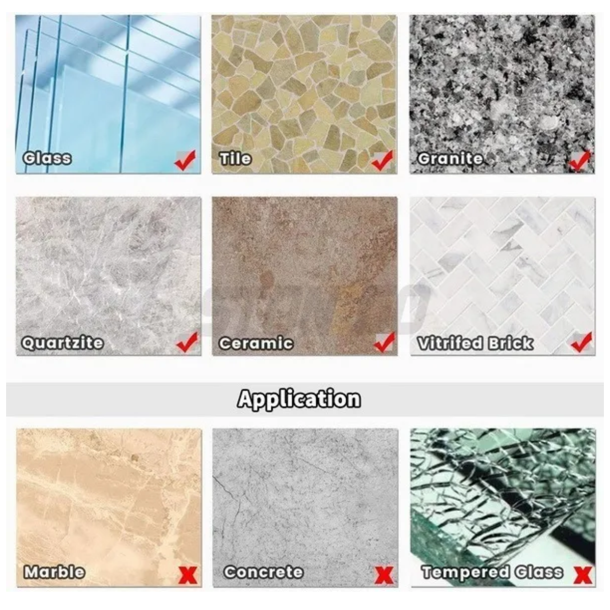 Foto 5 | Juego De Brocas Diamantadas Y Broca Cerámica  Para Vidrio 15 Piezas Lab.g Plata