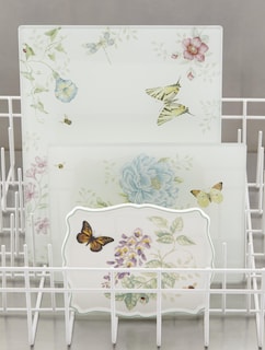Foto 2 | Tabla De Cortar Lenox Butterfly Meadow Glass Tamaño Grande 1 34 Kg - Venta Internacional.