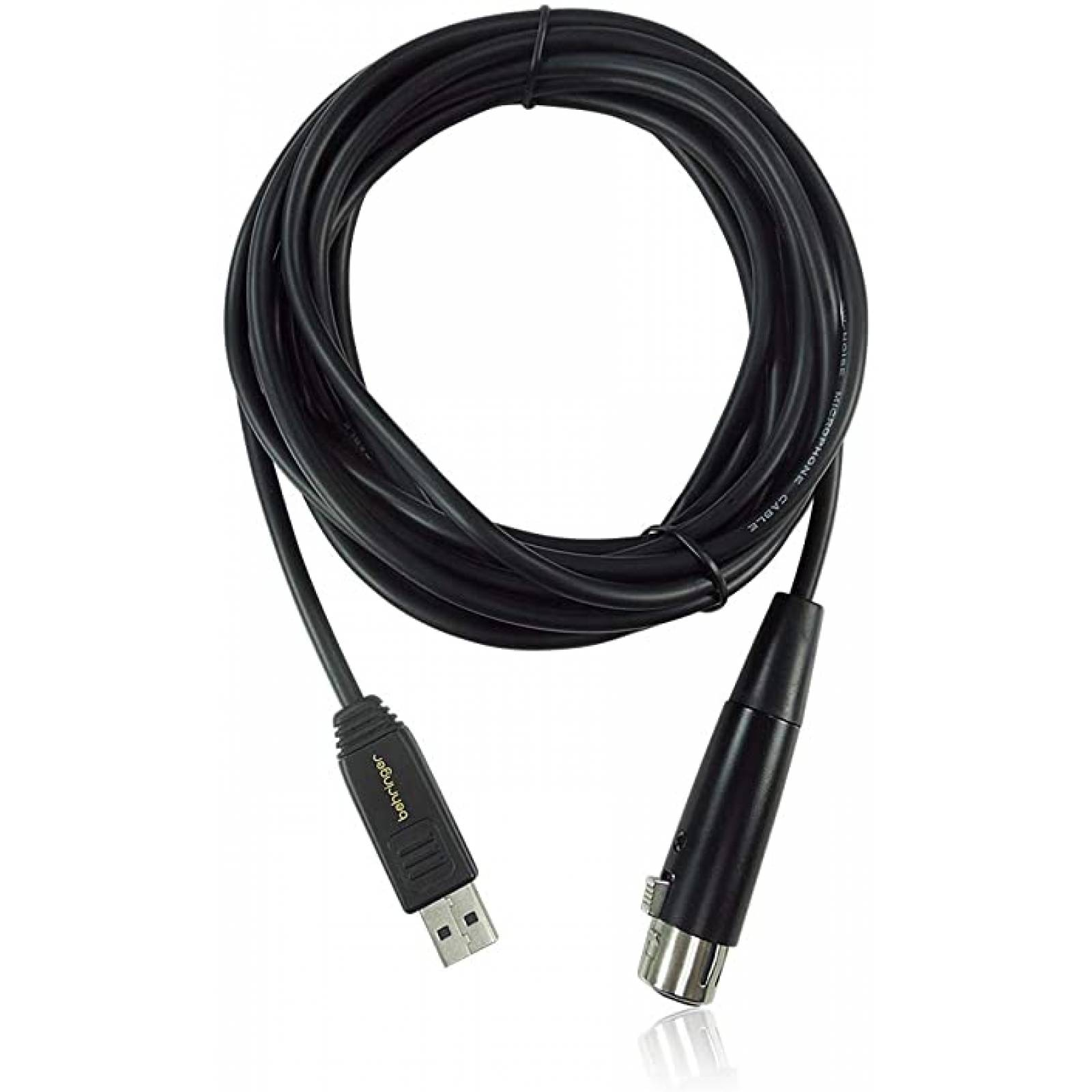 Cable Interfaz Mic-usb Behringe Mic2-usb color Negro