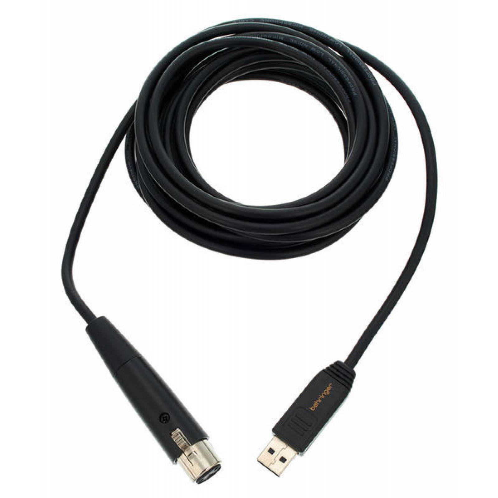 Foto 4 pulgar | Cable Interfaz Mic-usb Behringe Mic2-usb color Negro
