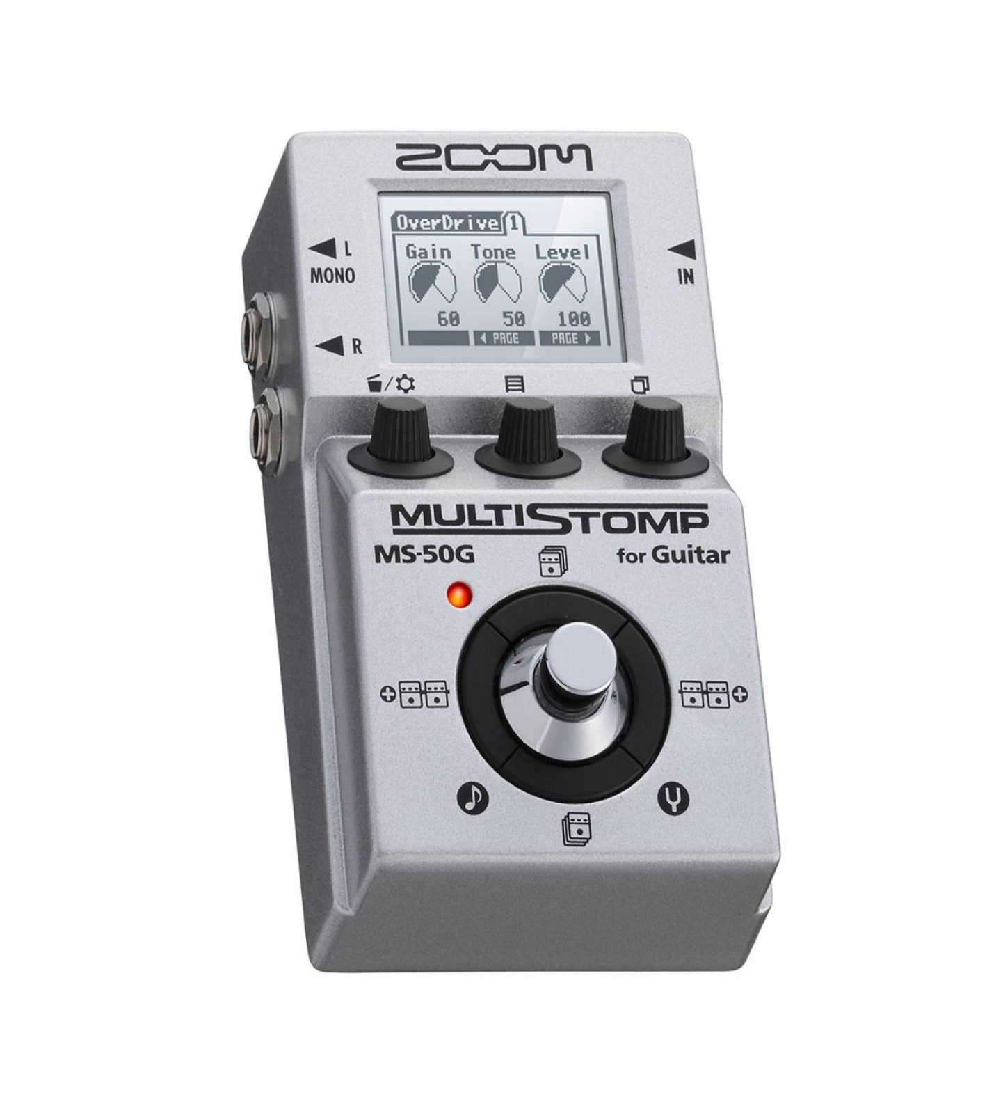Foto 1 | Pedal para Guitarra Multiefectos Zoom Ms-50g color Gris