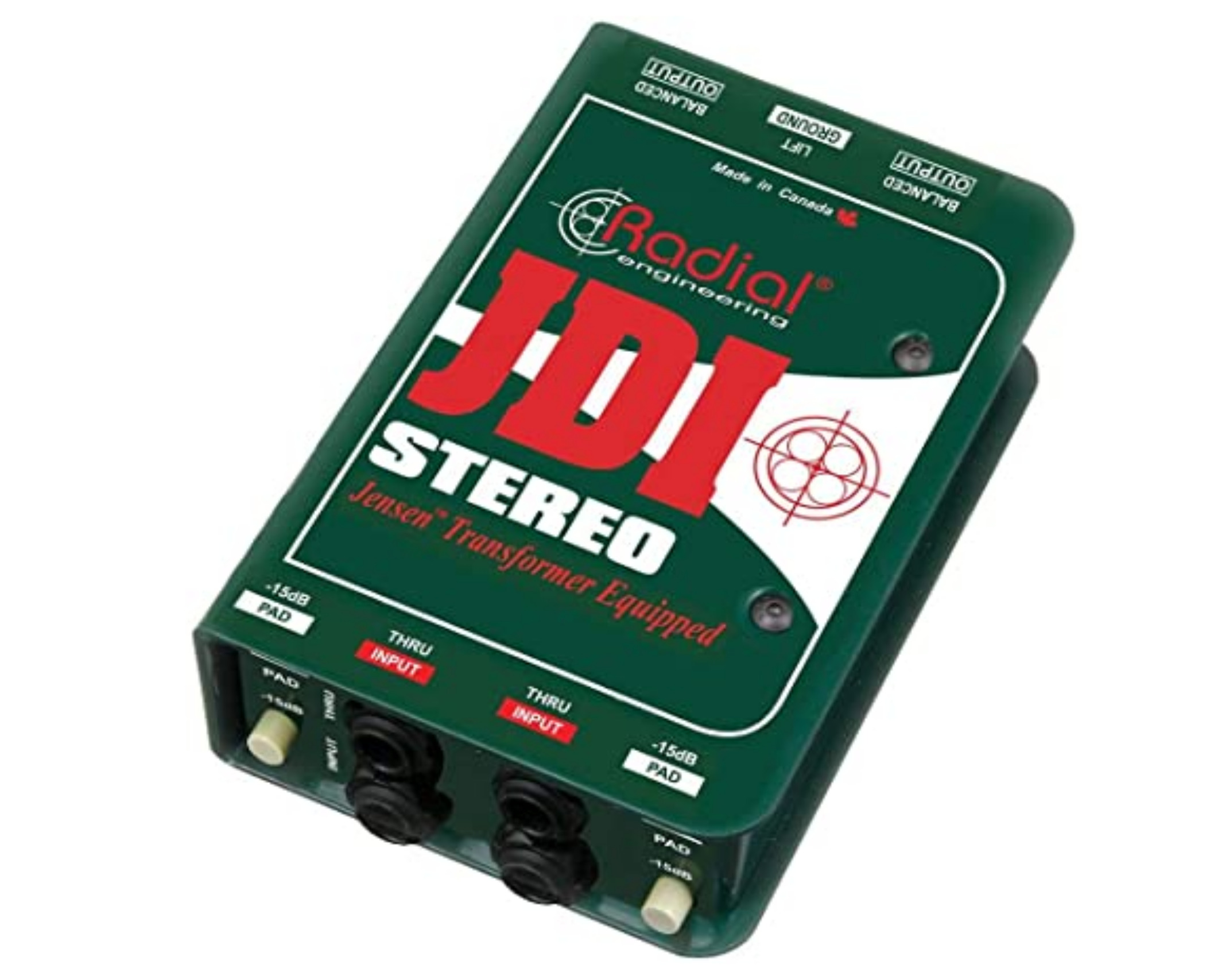 Foto 1 | Caja Directa Pasiva Radial Jdi-stereo color Verde