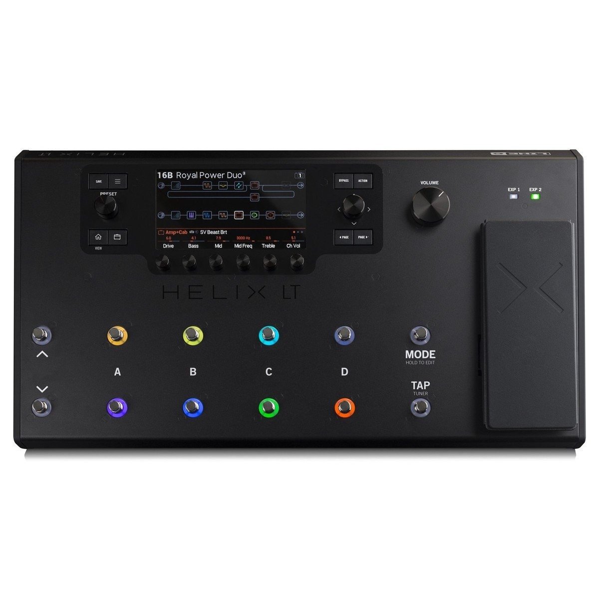 Foto 1 | Line 6 Pedalera de Efectos Yamaha Helix Lt color Negro