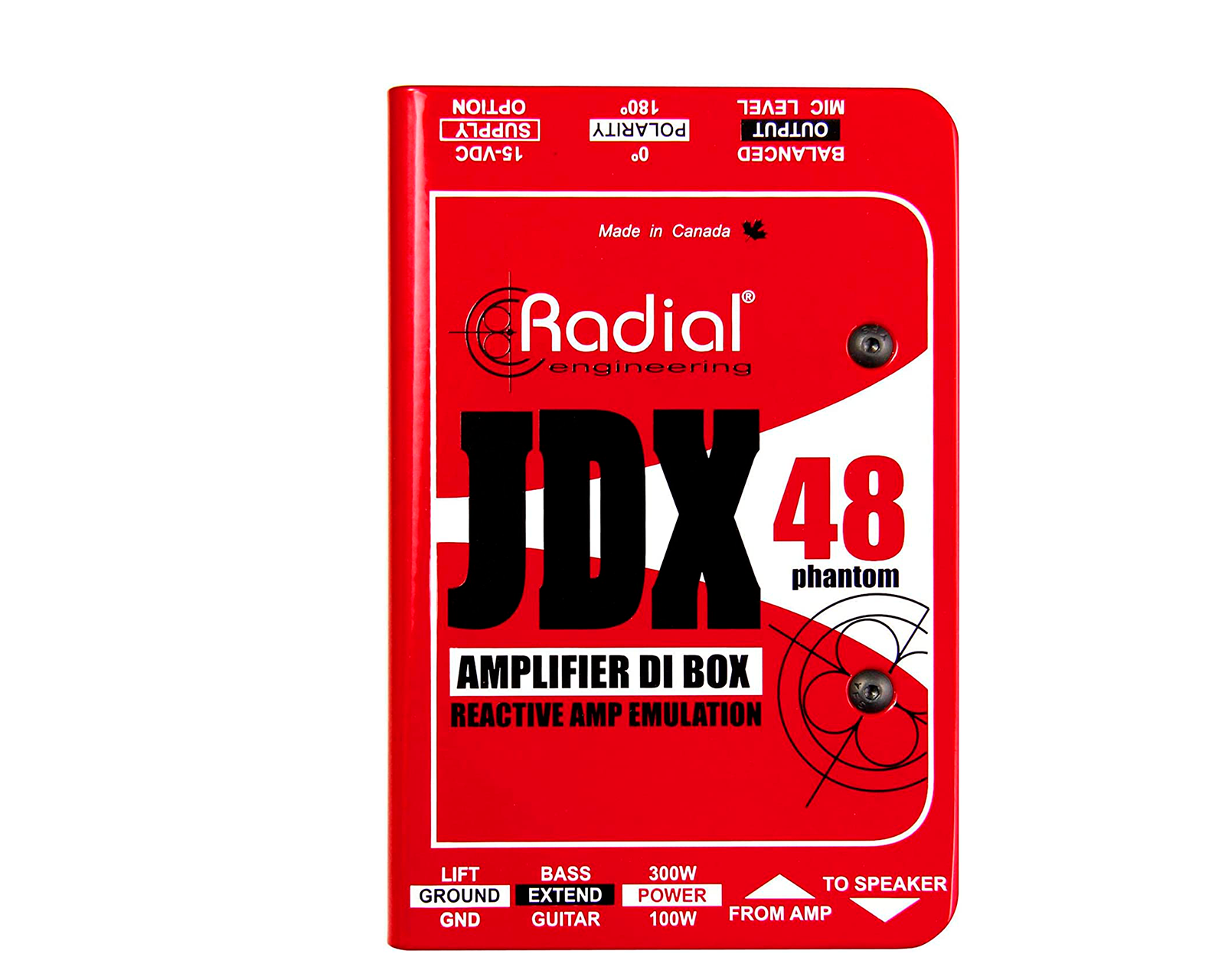 Foto 2 pulgar | Caja Directa Activa Radial Eng Jdx 48 color Rojo