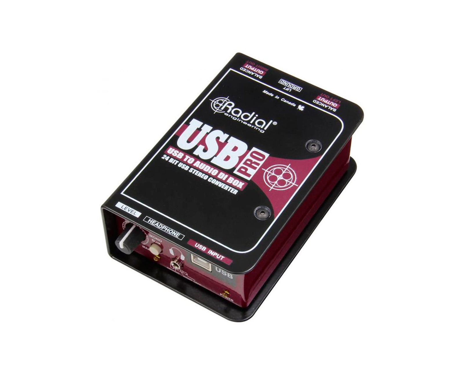 Foto 3 pulgar | Caja Directa Radial Usb-pro Color Negro